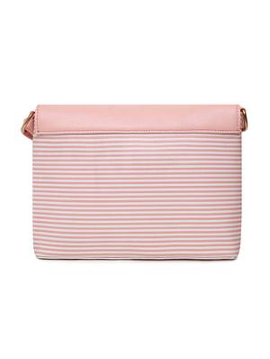 pink leatherette (pu) regular sling bag - 16480995 - Standard Image - 2