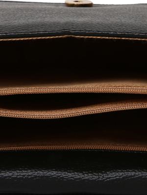 black leatherette (pu) regular sling bag - 16481000 - Standard Image - 3