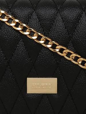 black leatherette (pu) regular sling bag - 16481000 - Standard Image - 4