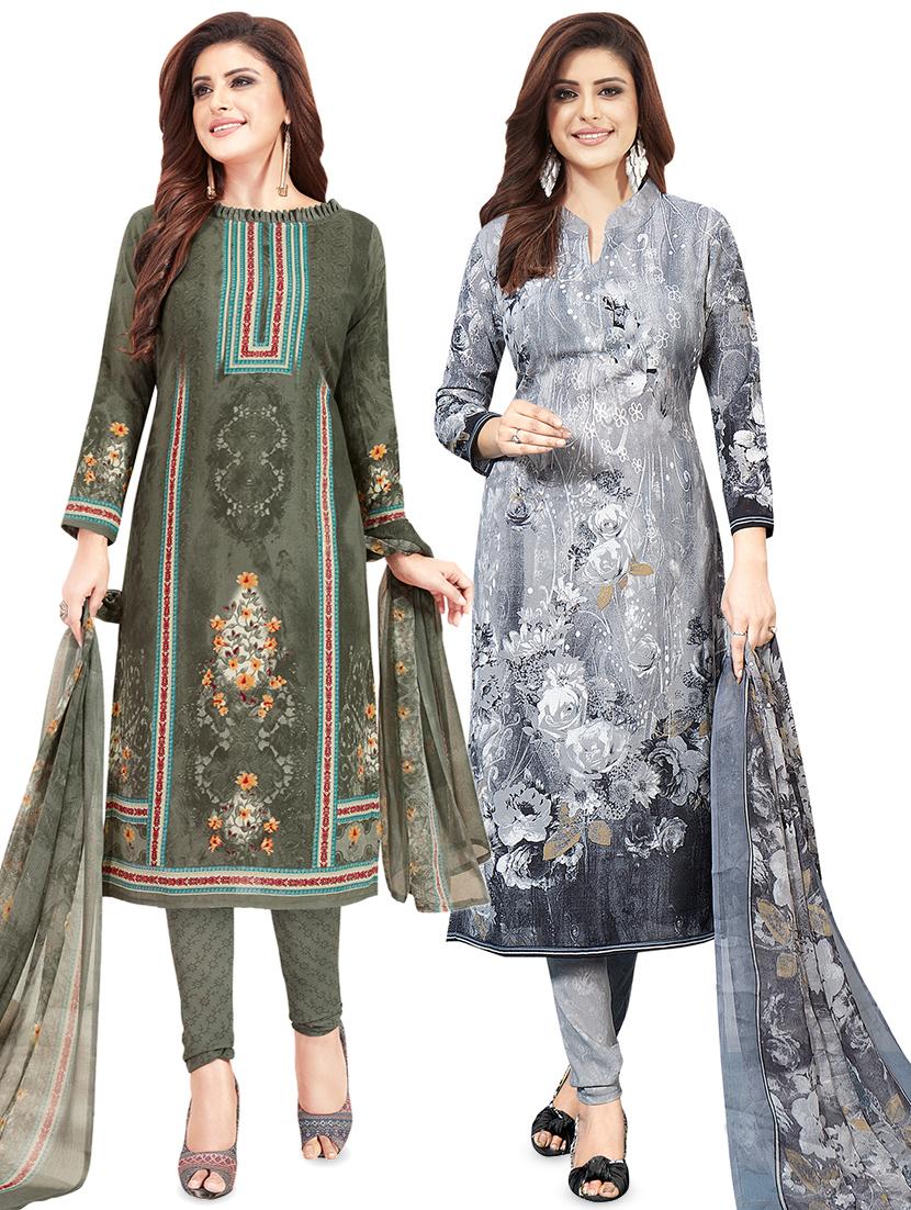 set of 2 pcs combos unstitched suit - 16481433 - Zoom Image - 1