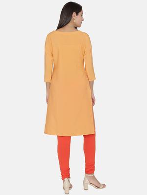 printed straight kurta - 16482689 - Standard Image - 3