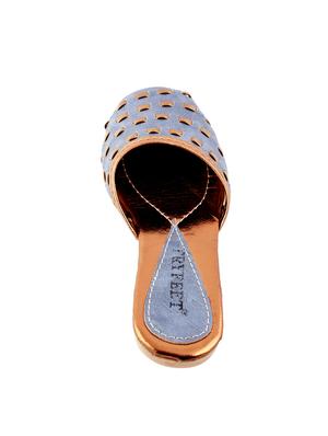 blue slip on mules - 16483070 - Standard Image - 3