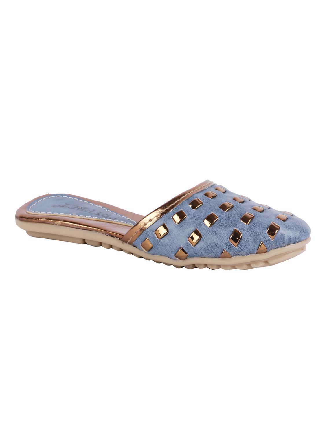 blue slip on mules - 16483070 - Zoom Image - 1