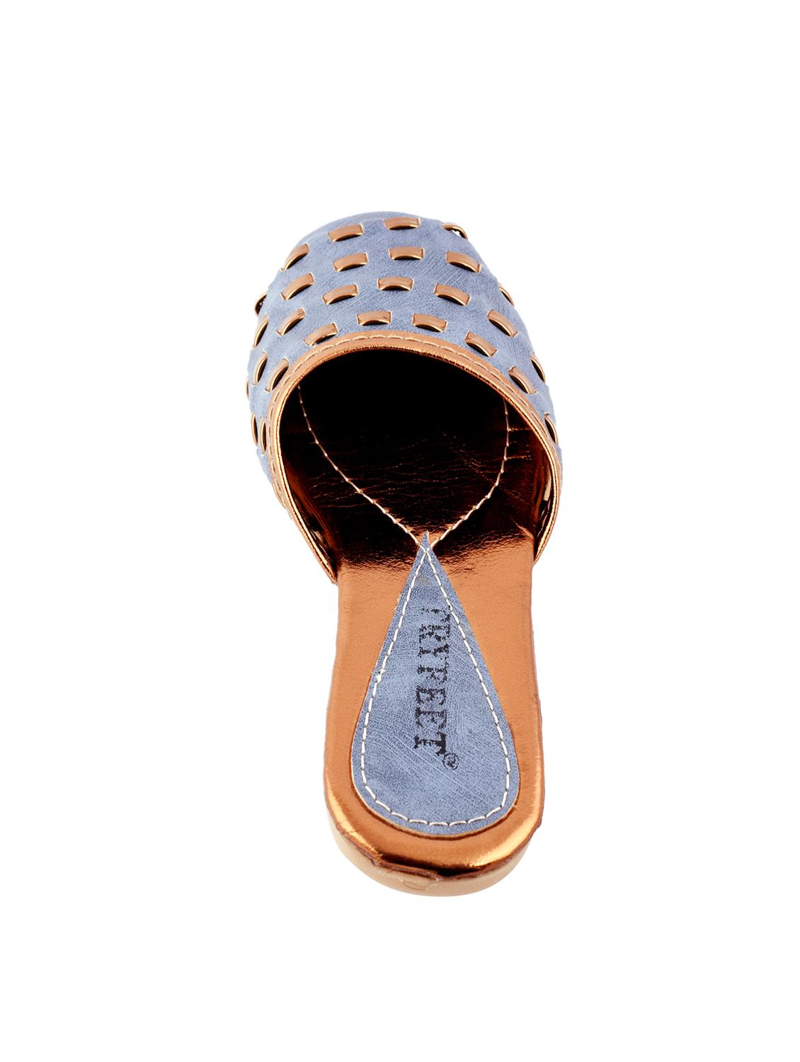 blue slip on mules - 16483070 - Zoom Image - 3
