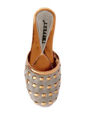 grey slip on mules - 16483071 - Standard Image - 4