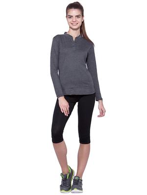 mandarin neck long sleeved top - 16483129 - Standard Image - 4