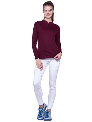 mandarin neck long sleeved top - 16483133 - Standard Image - 4