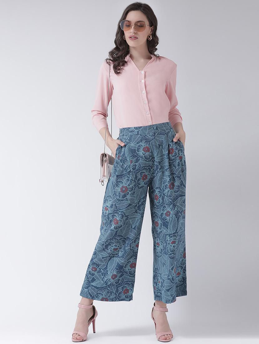mid rise floral pleated trouser - 16483219 - Zoom Image - 4