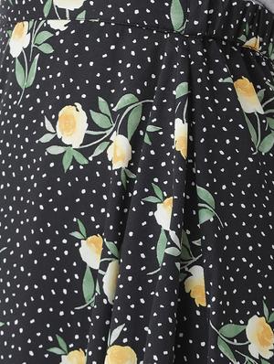 high rise floral a-line skirt - 16483220 - Standard Image - 5