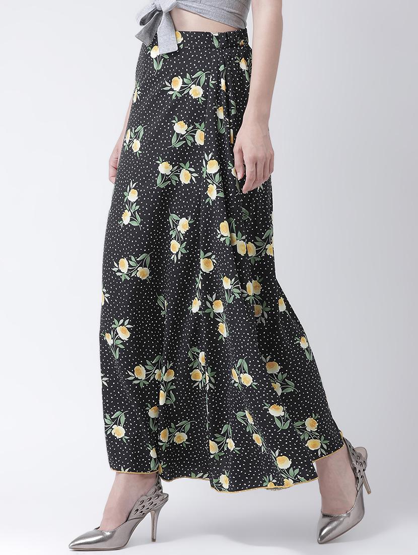 high rise floral a-line skirt - 16483220 - Zoom Image - 2