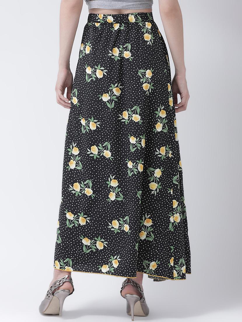 high rise floral a-line skirt - 16483220 - Zoom Image - 3