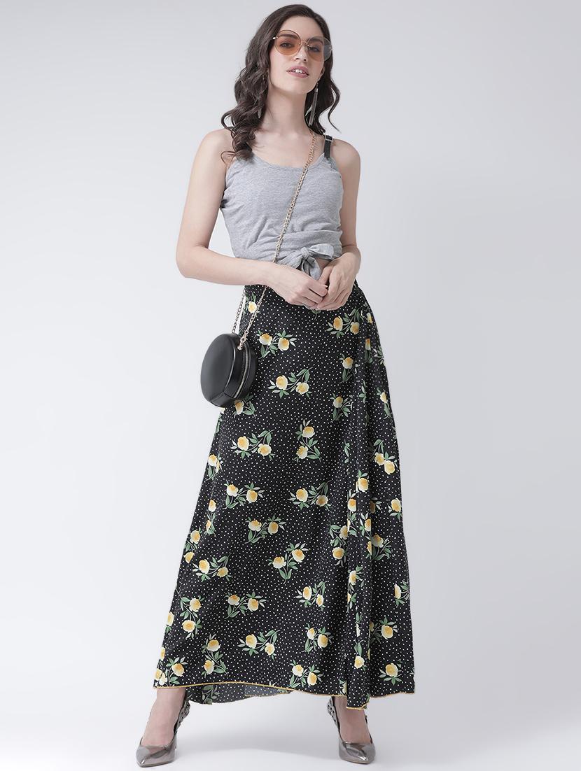 high rise floral a-line skirt - 16483220 - Zoom Image - 4