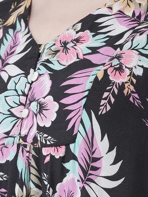 bell sleeved floral top - 16483269 - Standard Image - 5