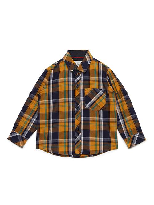 pocket patch checkered shirt - 16483327 - Standard Image - 1