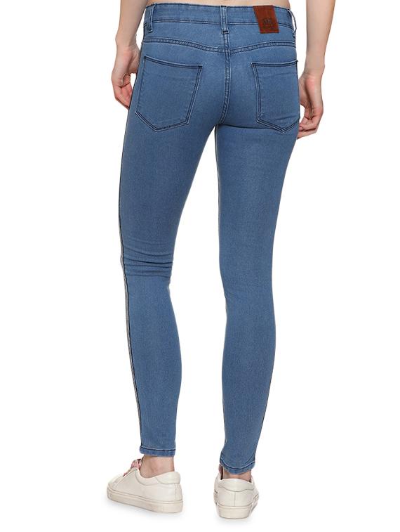 mid rise side tapping jeans - 16483541 - Zoom Image - 2