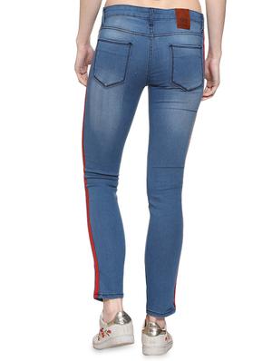 mid rise side tapping jeans - 16483544 - Standard Image - 2