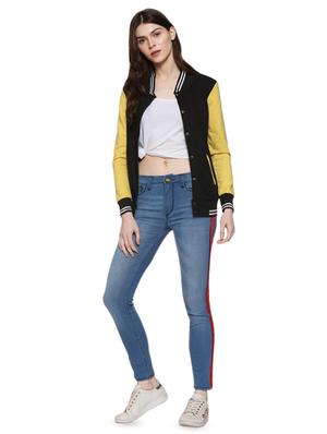 mid rise side tapping jeans - 16483544 - Standard Image - 3