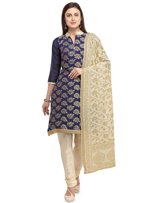 brocade suit unstitched suit - 16484405 - Standard Image - 1