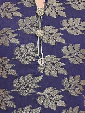 brocade suit unstitched suit - 16484405 - Standard Image - 4
