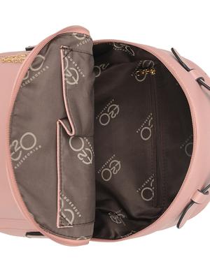 pink leatherette (pu) fashion backpack - 16484448 - Standard Image - 3