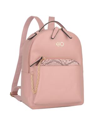 pink leatherette (pu) fashion backpack - 16484448 - Standard Image - 4