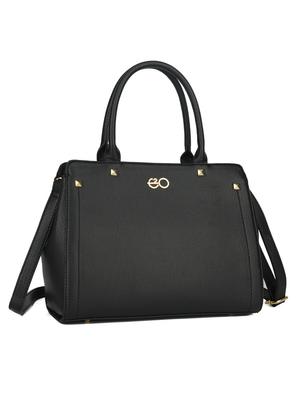 black leatherette (pu) regular handbag - 16484471 - Standard Image - 4