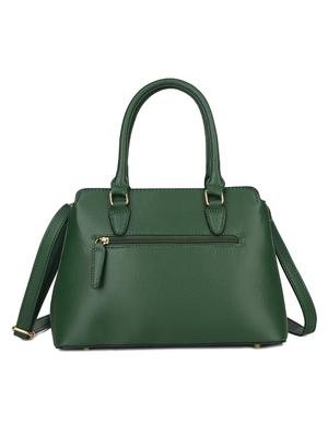 green leatherette (pu) regular handbag - 16484490 - Standard Image - 2