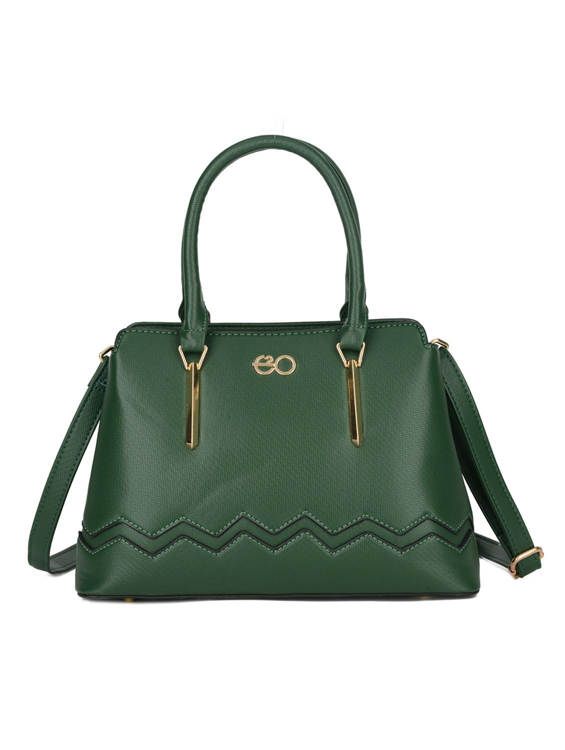green leatherette (pu) regular handbag - 16484490 - Zoom Image - 1