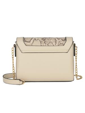 beige leatherette (pu) regular sling bag - 16484505 - Standard Image - 2