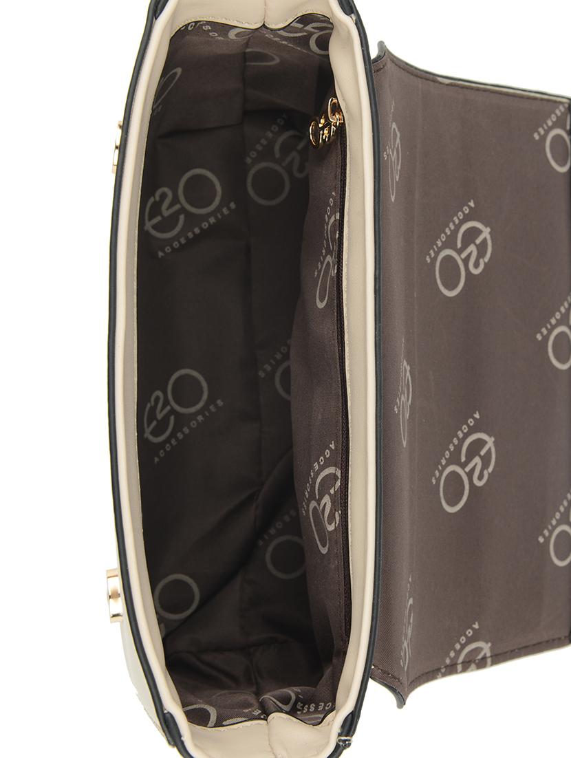 beige leatherette (pu) regular sling bag - 16484505 - Zoom Image - 3