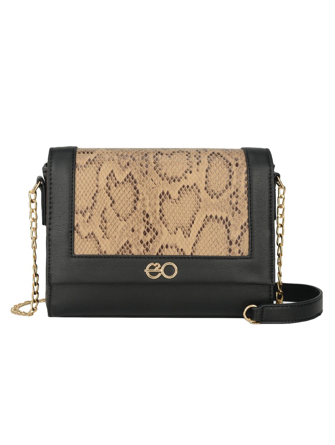 black leatherette (pu) regular sling bag - 16484506 - Zoom Image - 1