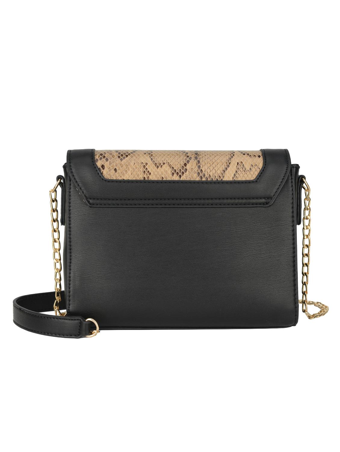 black leatherette (pu) regular sling bag - 16484506 - Zoom Image - 2
