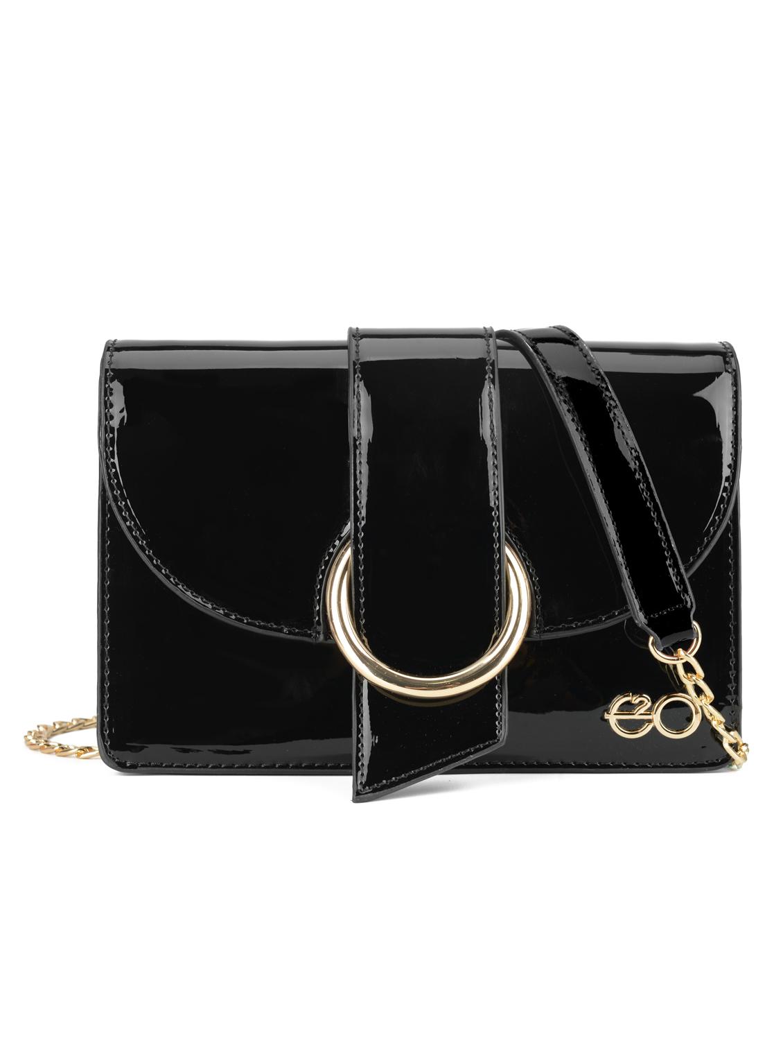 black leatherette (pu) regular sling bag - 16484516 - Zoom Image - 1