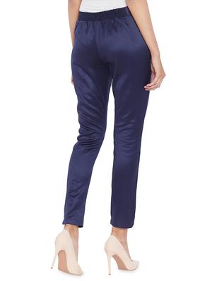 slim fit solid trouser - 16484650 - Standard Image - 3