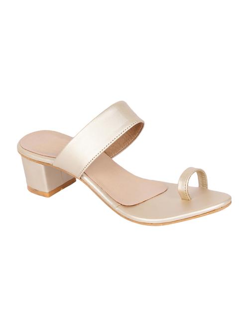 metallic one toe sandals - 16484679 - Standard Image - 1