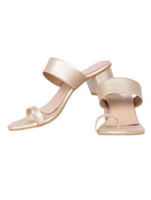 metallic one toe sandals - 16484679 - Standard Image - 2