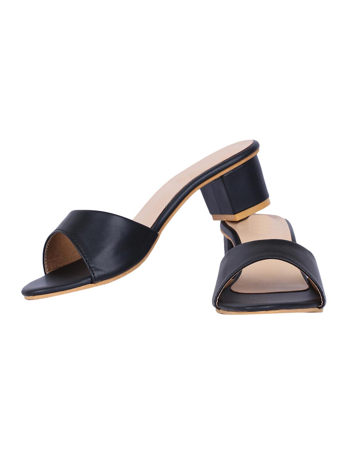 black slip on sandals - 16484684 - Zoom Image - 2