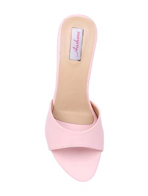 pink slip on sandals - 16484686 - Standard Image - 3