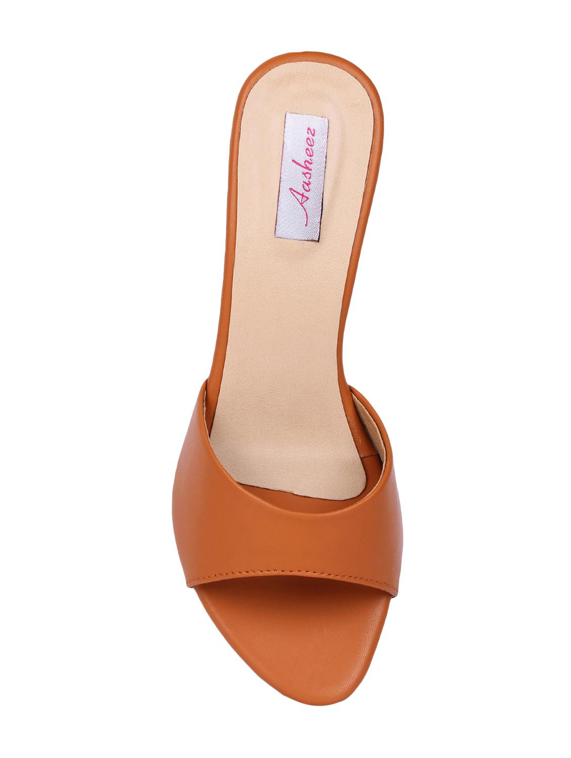 tan slip on sandals - 16484688 - Zoom Image - 3