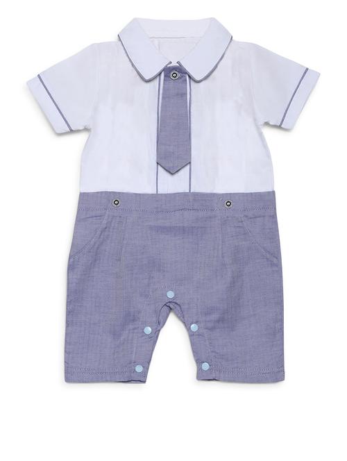 white cotton romper dress - 16484743 - Standard Image - 1