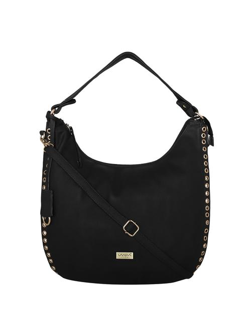 black leatherette (pu) regular tote - 16484836 - Standard Image - 1
