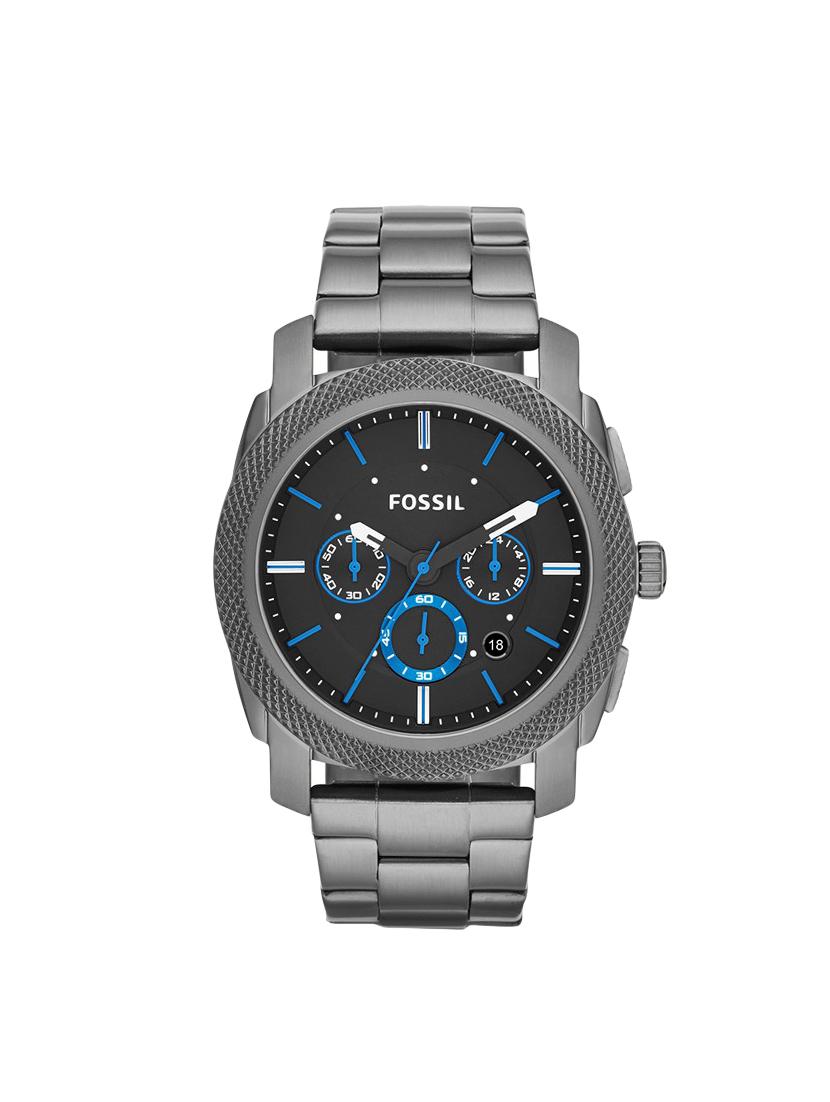 fossil machine analog black dial men's watch - fs4931i - 16485327 - Zoom Image - 1