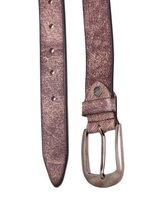 brown leather belt - 16486117 - Standard Image - 3