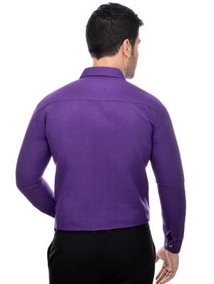 grey and purple khadi combo shirts - 16486757 - Standard Image - 7