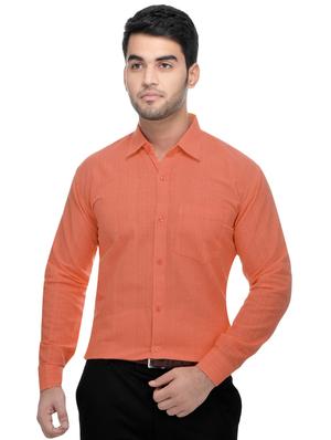 orange and grey khadi combo shirts - 16486771 - Standard Image - 5