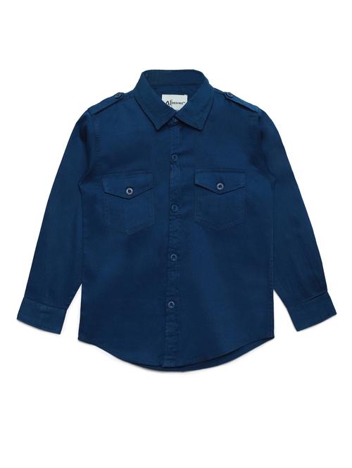 blue cotton shirt - 16487013 - Standard Image - 1
