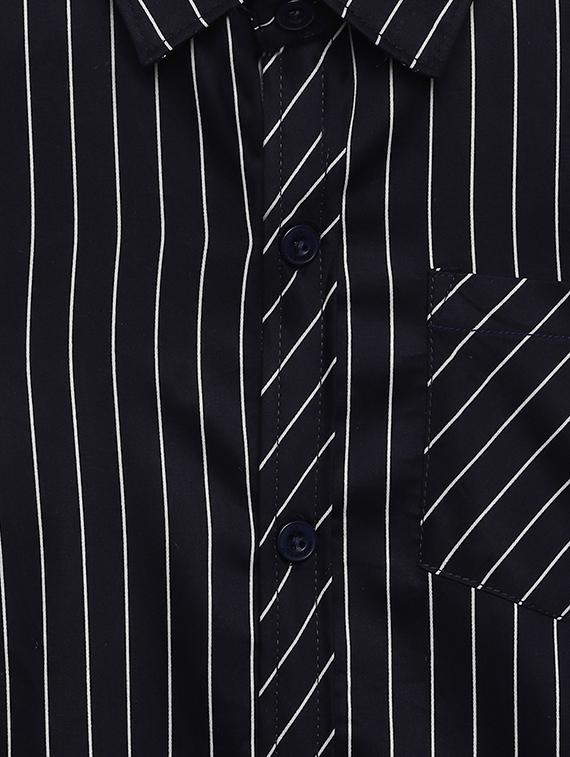 pocket patch striped shirt - 16487017 - Zoom Image - 3