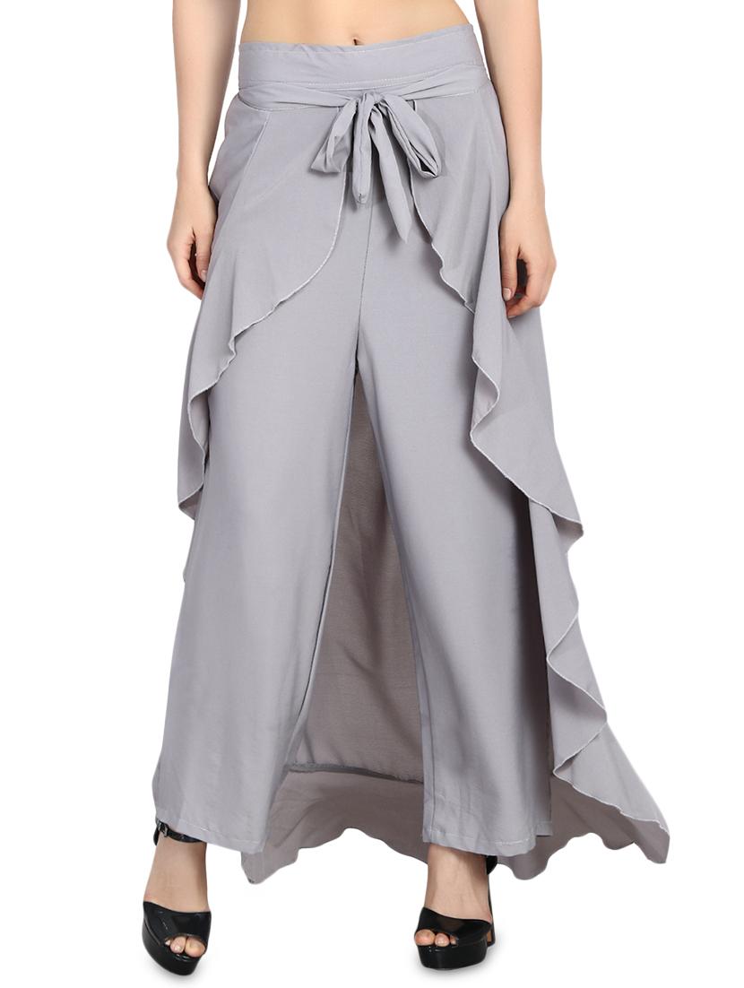 tie front layered palazzo - 16487788 - Zoom Image - 1