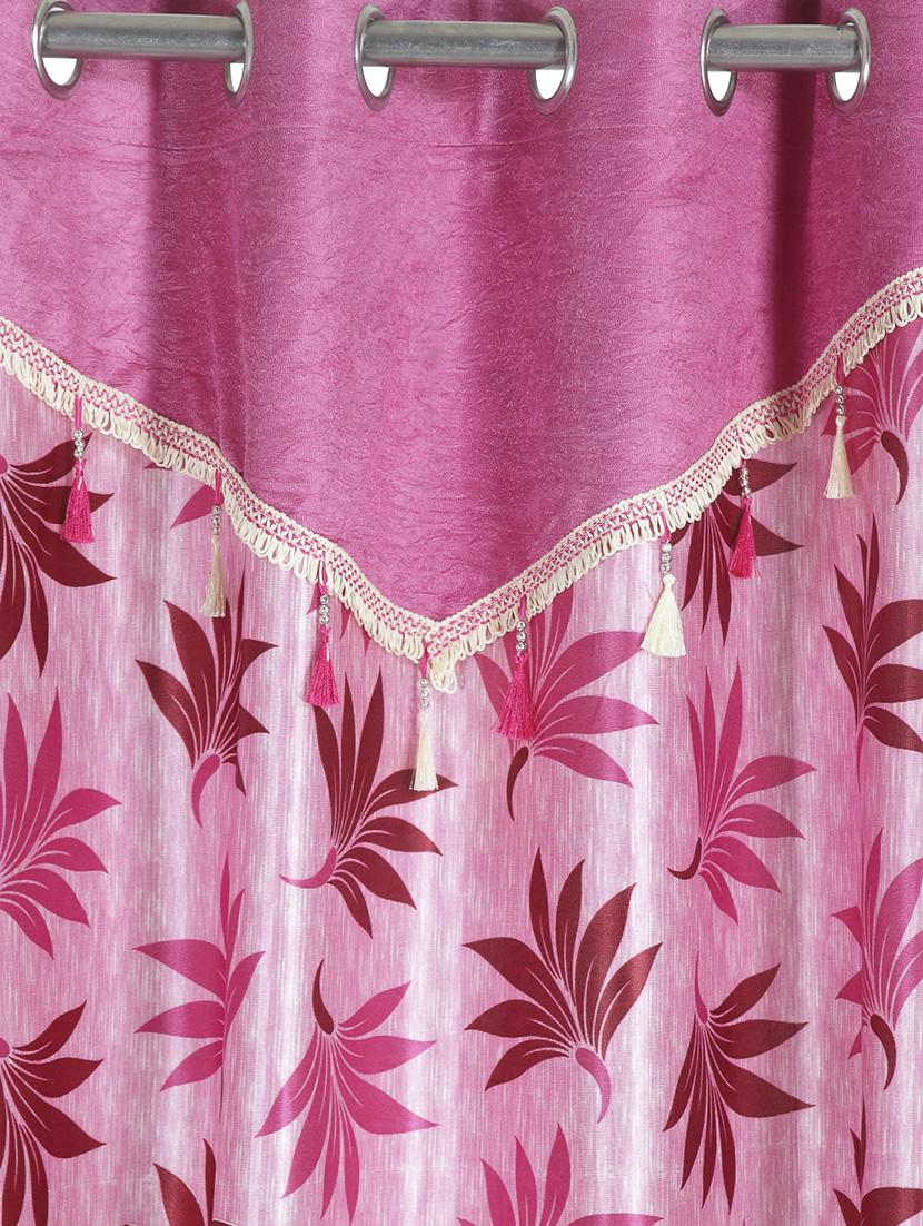 fancy polyester pack of 2 window curtains - 16489863 - Zoom Image - 2