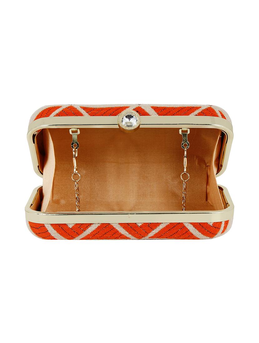 beige cotton box clutch - 16491028 - Zoom Image - 3